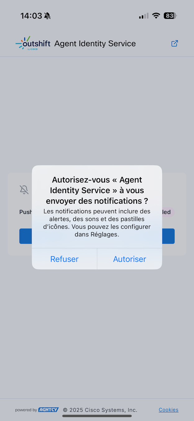 Mobile Device notification status